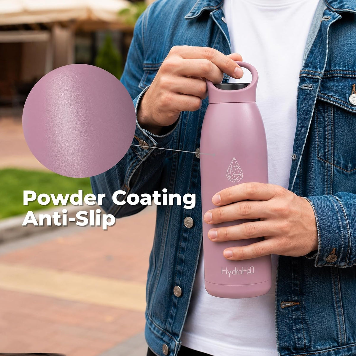 32oz Insulated Stainless Steel Water Bottle with Handle
