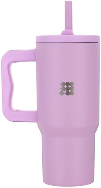 Mini Tumbler 24 oz Insulated – Obsidian Black | Leak-Proof, BPA-Free with Handle & Straw
