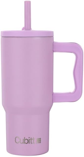 Mini Tumbler 24 oz Insulated – Obsidian Black | Leak-Proof, BPA-Free with Handle & Straw