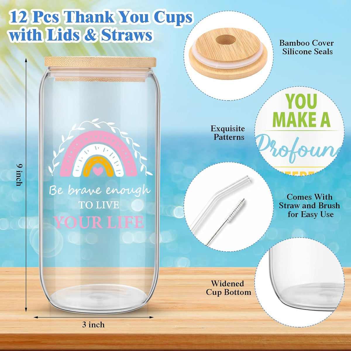 36 Pcs Christian Sunday School Teacher Gift for Women Men