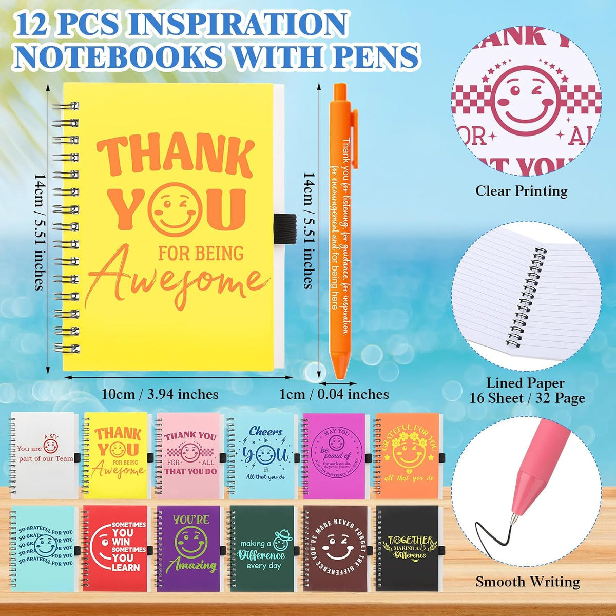 36 Pcs Christian Sunday School Teacher Gift for Women Men