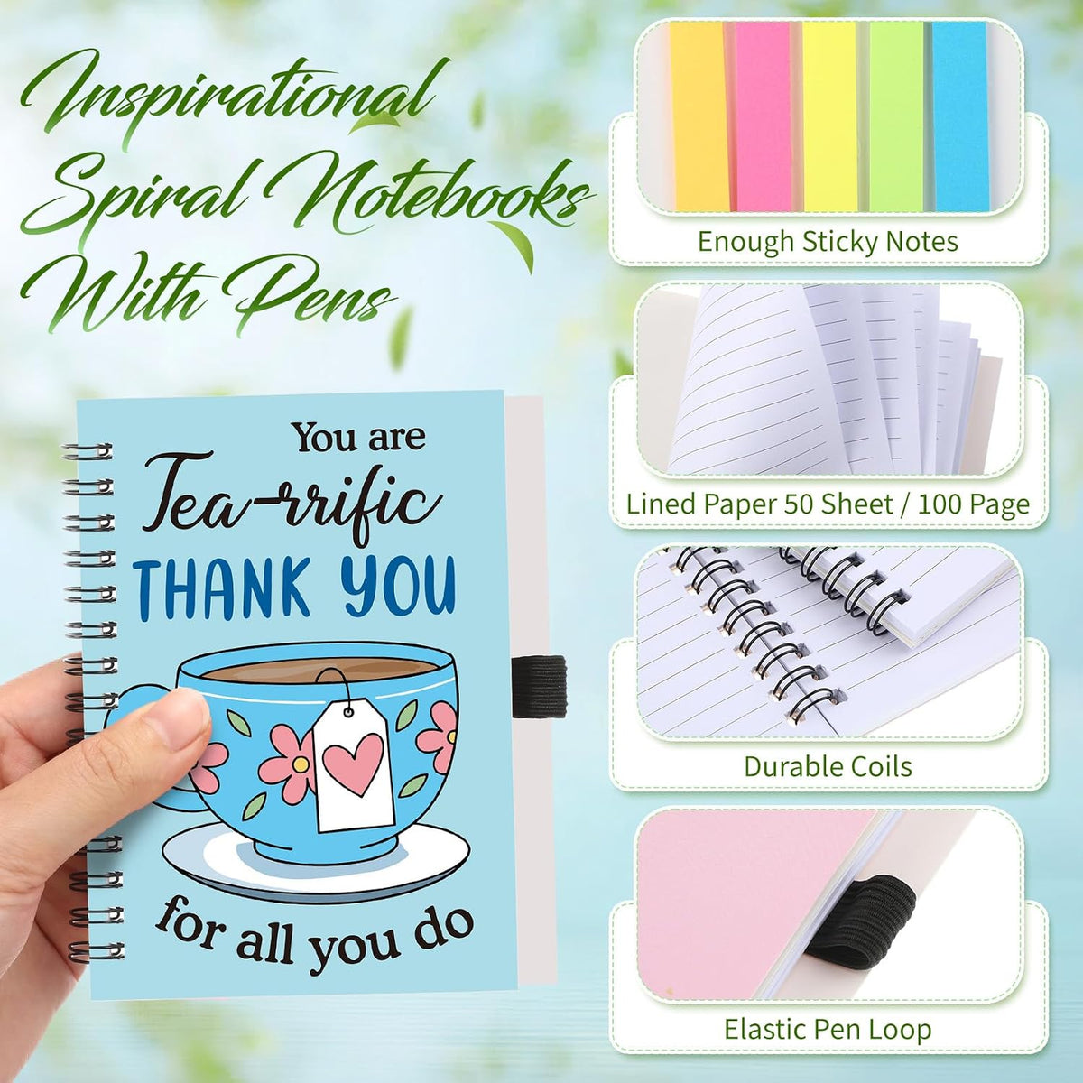 36 Pcs Christian Sunday School Teacher Gift for Women Men