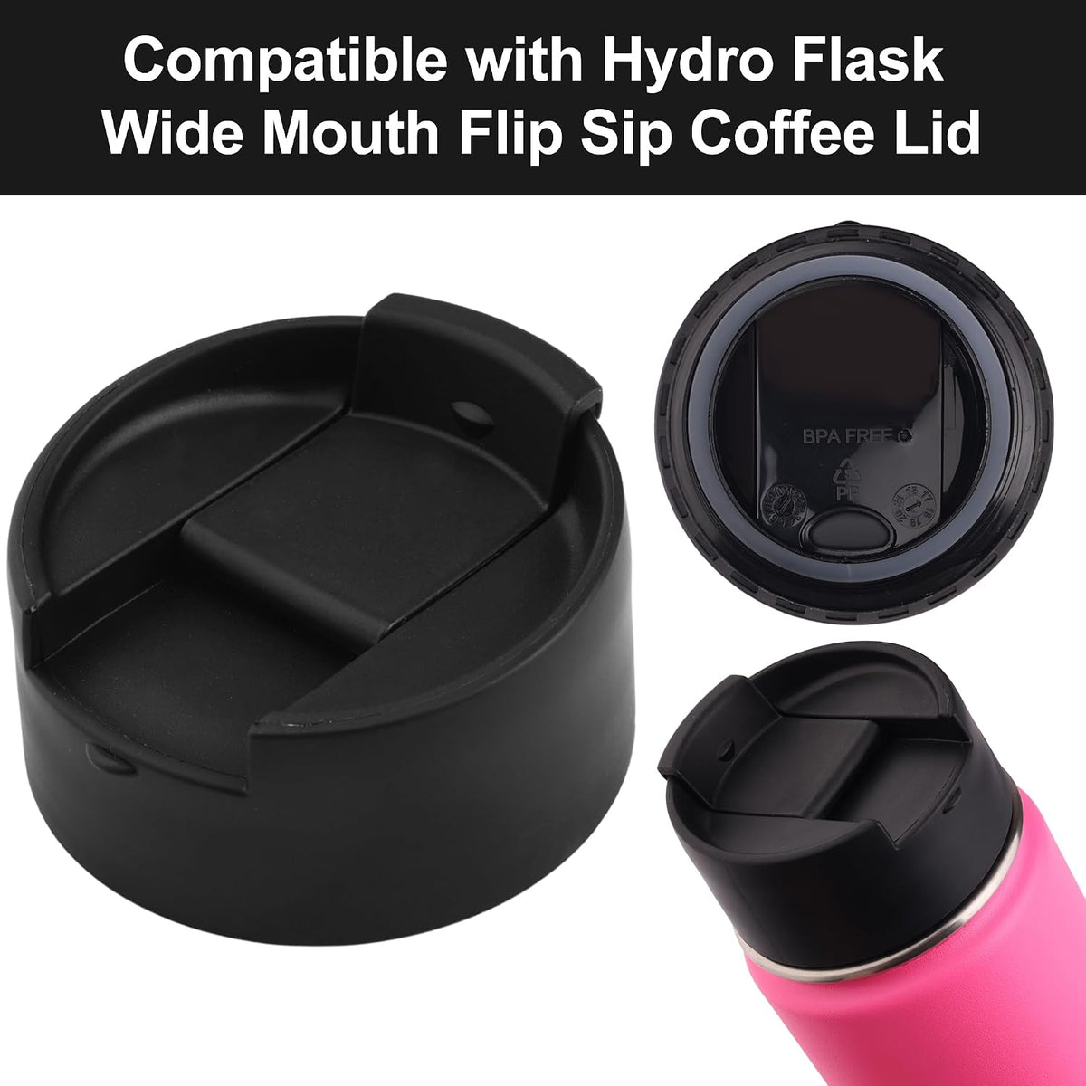 6pcs Rubber Seal Gasket Ring for Hydro Flask Wide Mouth Flip Sip Coffee Lid