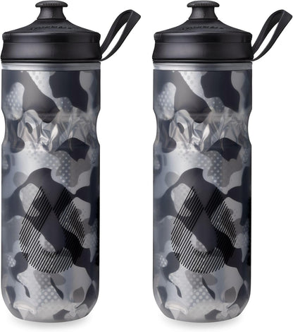 Polar Sport Insulated Water Bottle (24oz, Pulse Blue)