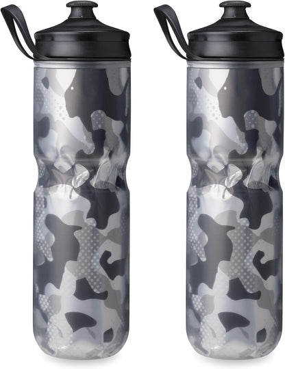 Polar Sport Insulated Water Bottle (24oz, Pulse Blue)