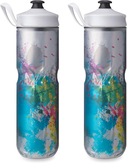 Polar Sport Insulated Water Bottle (24oz, Pulse Blue)