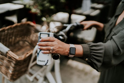 ETNA Breezy Blue Thermal Mug 500 ml – Coffee Mug to Go Made of Stainless Steel – Leak-Proof & Leak-Proof – Insulated Travel & Coffee Mug – Keeps 9 Hours Hot / 18 Hours Cold