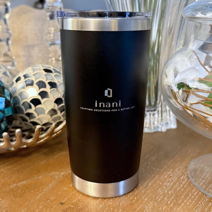 20oz Stainless Steel Tumbler, Insulated Travel Coffee Cup, Leak-Resistant, Spill-Proof Lid, Dishwasher Safe, BPA-Free, Double-Wall Insulated Premium Travel Mug For Hot Or Iced Coffee, Black