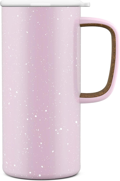 Campy 18oz Insulated Stainless Steel Travel Mug with Handle, Matte Black