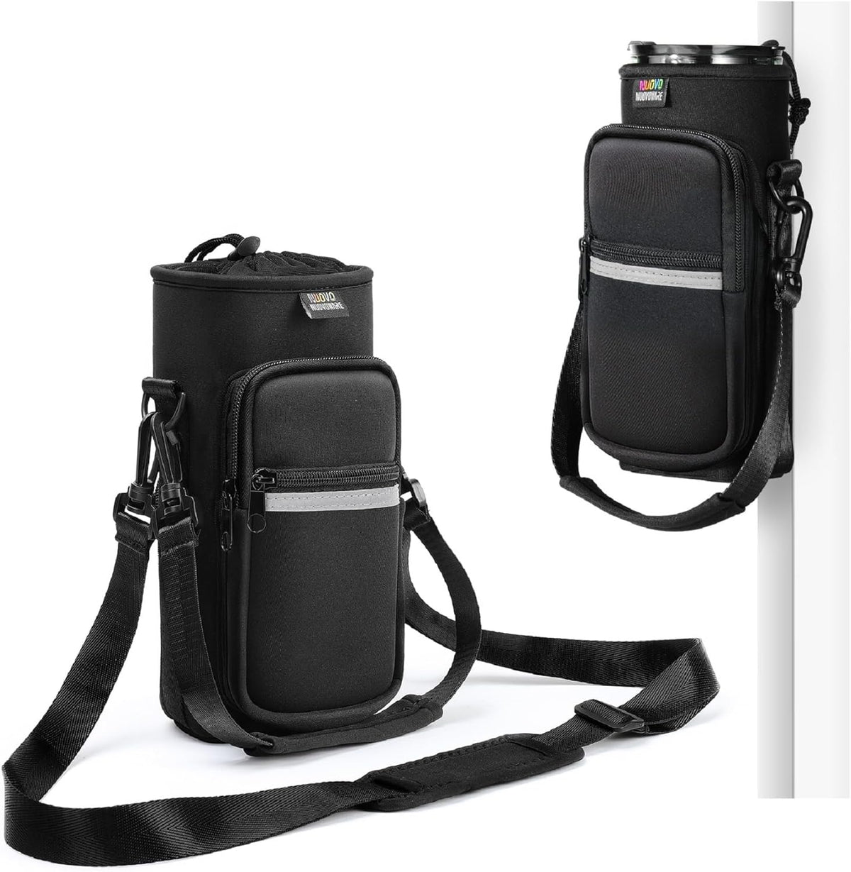 Water Bottle Carrier, 1000ML, Black - Colors A