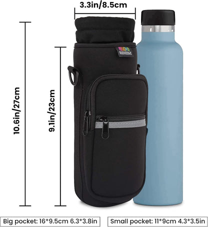 Water Bottle Carrier, 1000ML, Black - Colors A