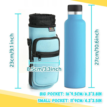 Water Bottle Carrier, 1000ML, Black - Colors A