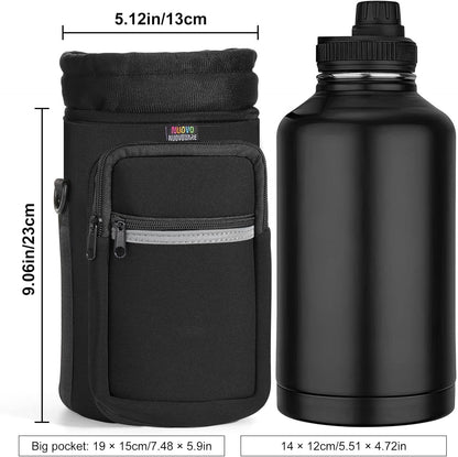 Water Bottle Carrier, 1000ML, Black - Colors A