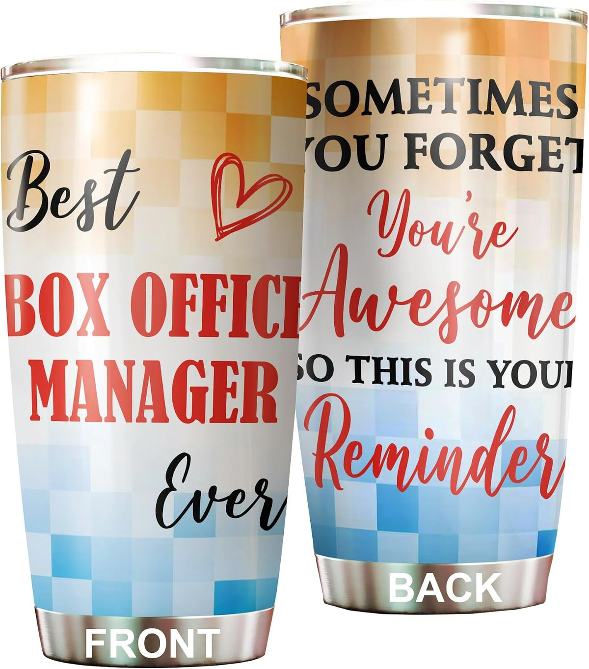 Best Lacrosse Coach Ever Tumbler Stainless Steel 20oz, Office Gifts Women Men Work Friends Coworker, Driking Coffee Cup For Birthday Christmas - Colors K