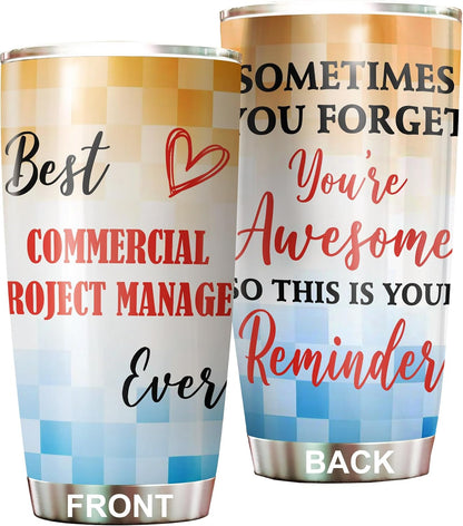 Best Lacrosse Coach Ever Tumbler Stainless Steel 20oz, Office Gifts Women Men Work Friends Coworker, Driking Coffee Cup For Birthday Christmas - Colors K