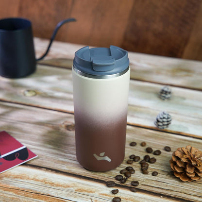 16oz Travel Coffee Mug with Lid, Insulated Stainless Tumbler