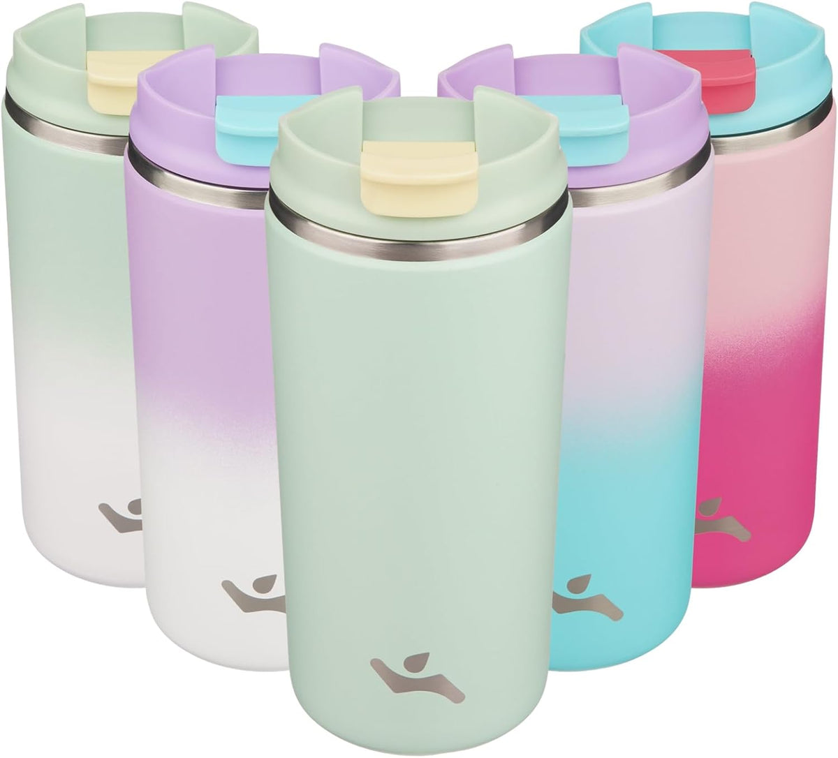 16oz Travel Coffee Mug with Lid, Insulated Stainless Tumbler