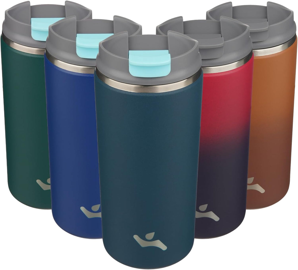 16oz Travel Coffee Mug with Lid, Insulated Stainless Tumbler