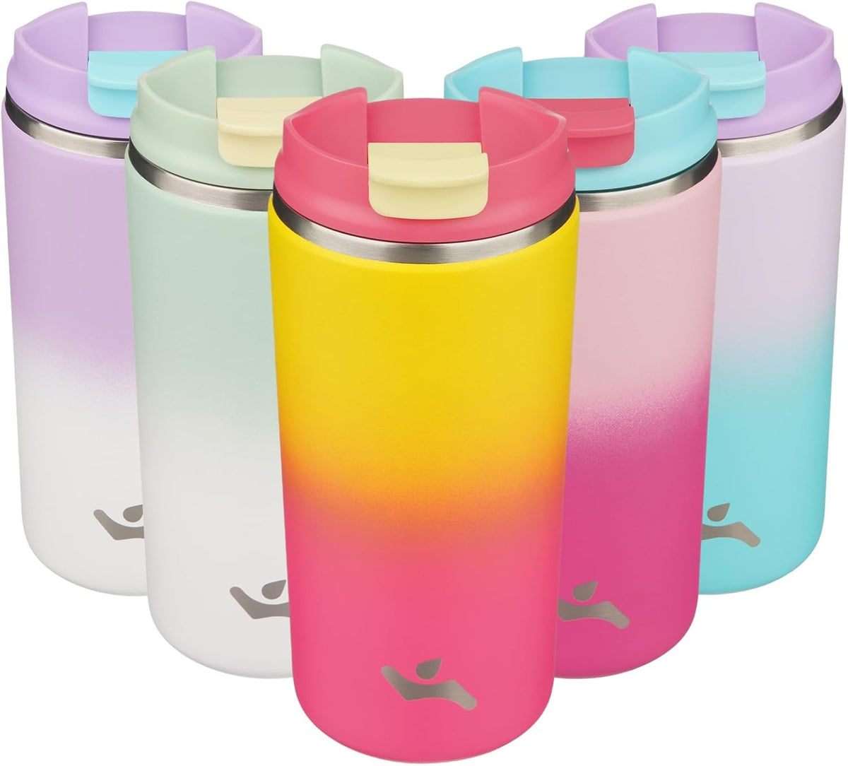 16oz Travel Coffee Mug with Lid, Insulated Stainless Tumbler
