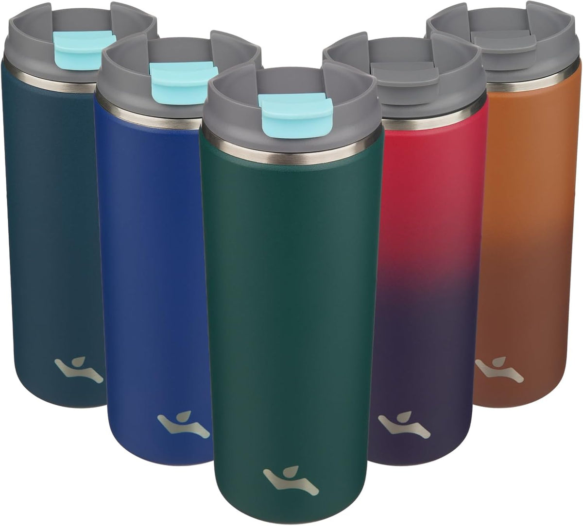 16oz Travel Coffee Mug with Lid, Insulated Stainless Tumbler
