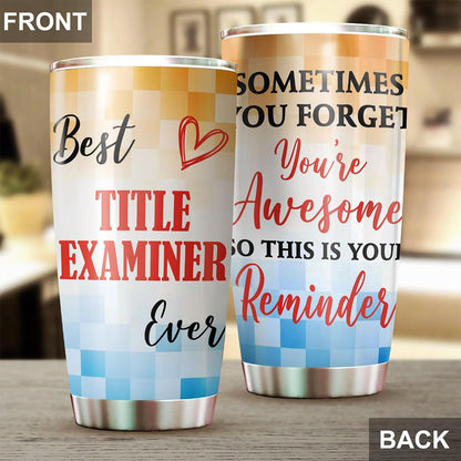 Best Caterer Ever Tumbler Stainless Steel 20oz, Office Gifts Women Men Work Friends Coworker, Driking Coffee Cup For Birthday Christmas - Colors J