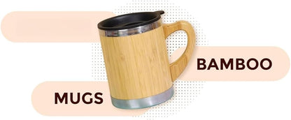 Stainless Steel Coffee Mug 350 ml | Insulated Travel Mug with Lid | Hot & Cold | Office & Car