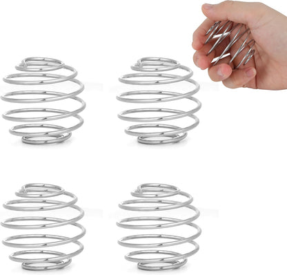 Stainless Steel Shaker Ball for Protein Shakes, Wire Whisk Mixer Balls for Shaker Bottles, Fast & Smooth Mixing (2)