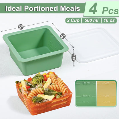 Water Bottle Ice Cube Tray with Silicone Lids, 2 Pcs Long Ice Stick Molds - Stackable & Space-Saving, Perfect for Highball Drinks, Cocktail Parties & Sports Bottles