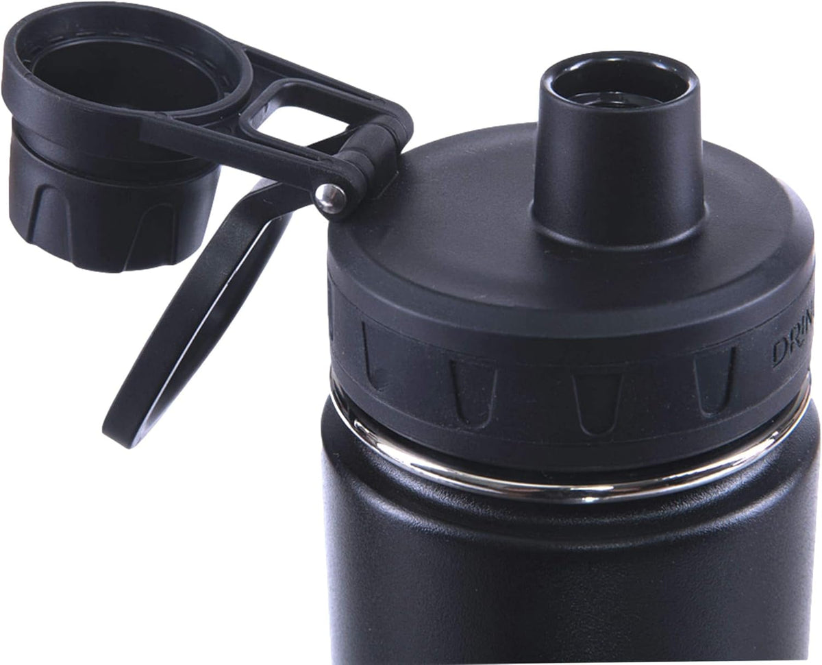 Stainless Steel Water Bottle Spout Lid Vacuum Insulated Double Wall Water Bottle Wide Mouth Leak Proof Keep Cold Sport Camping Hiking - Colors A