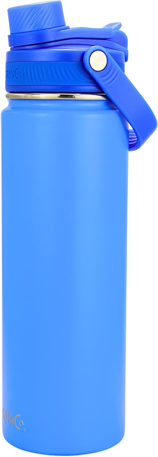 Stainless Steel Water Bottle Spout Lid Vacuum Insulated Double Wall Water Bottle Wide Mouth Leak Proof Keep Cold Sport Camping Hiking - Colors A