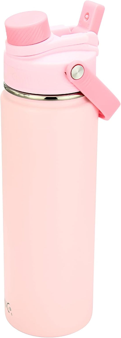 Stainless Steel Water Bottle Spout Lid Vacuum Insulated Double Wall Water Bottle Wide Mouth Leak Proof Keep Cold Sport Camping Hiking - Colors A