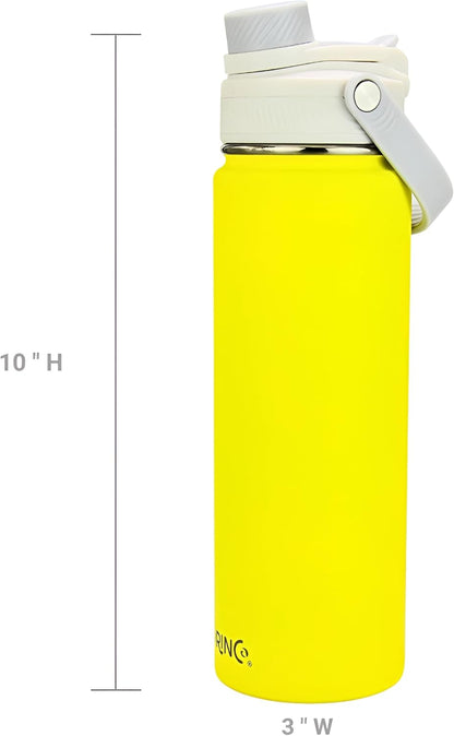 Stainless Steel Water Bottle Spout Lid Vacuum Insulated Double Wall Water Bottle Wide Mouth Leak Proof Keep Cold Sport Camping Hiking - Colors A