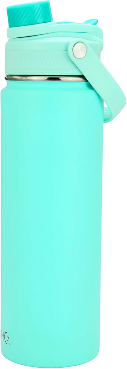 Stainless Steel Water Bottle Spout Lid Vacuum Insulated Double Wall Water Bottle Wide Mouth Leak Proof Keep Cold Sport Camping Hiking - Colors A