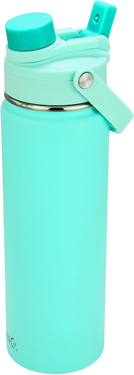 Stainless Steel Water Bottle Spout Lid Vacuum Insulated Double Wall Water Bottle Wide Mouth Leak Proof Keep Cold Sport Camping Hiking - Colors A