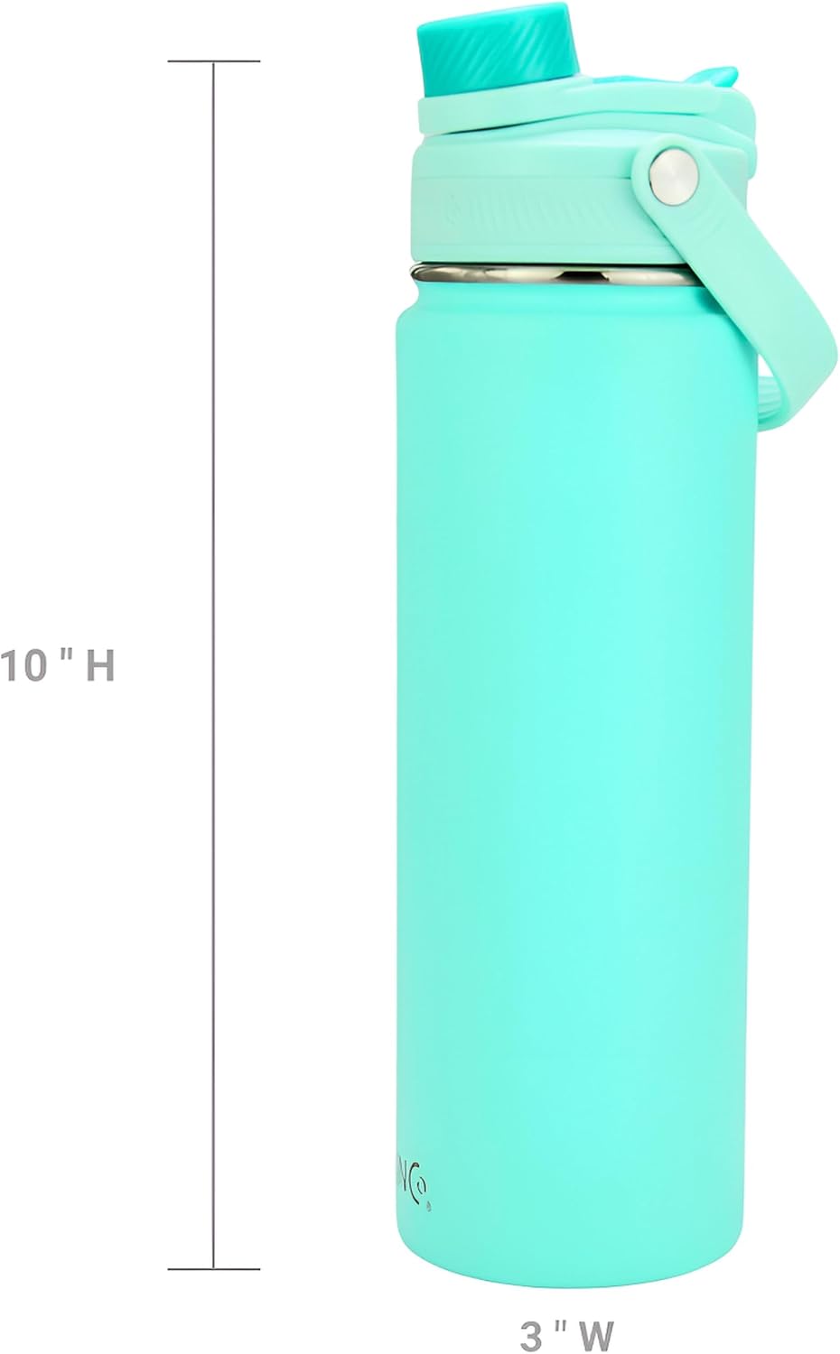 Stainless Steel Water Bottle Spout Lid Vacuum Insulated Double Wall Water Bottle Wide Mouth Leak Proof Keep Cold Sport Camping Hiking - Colors A