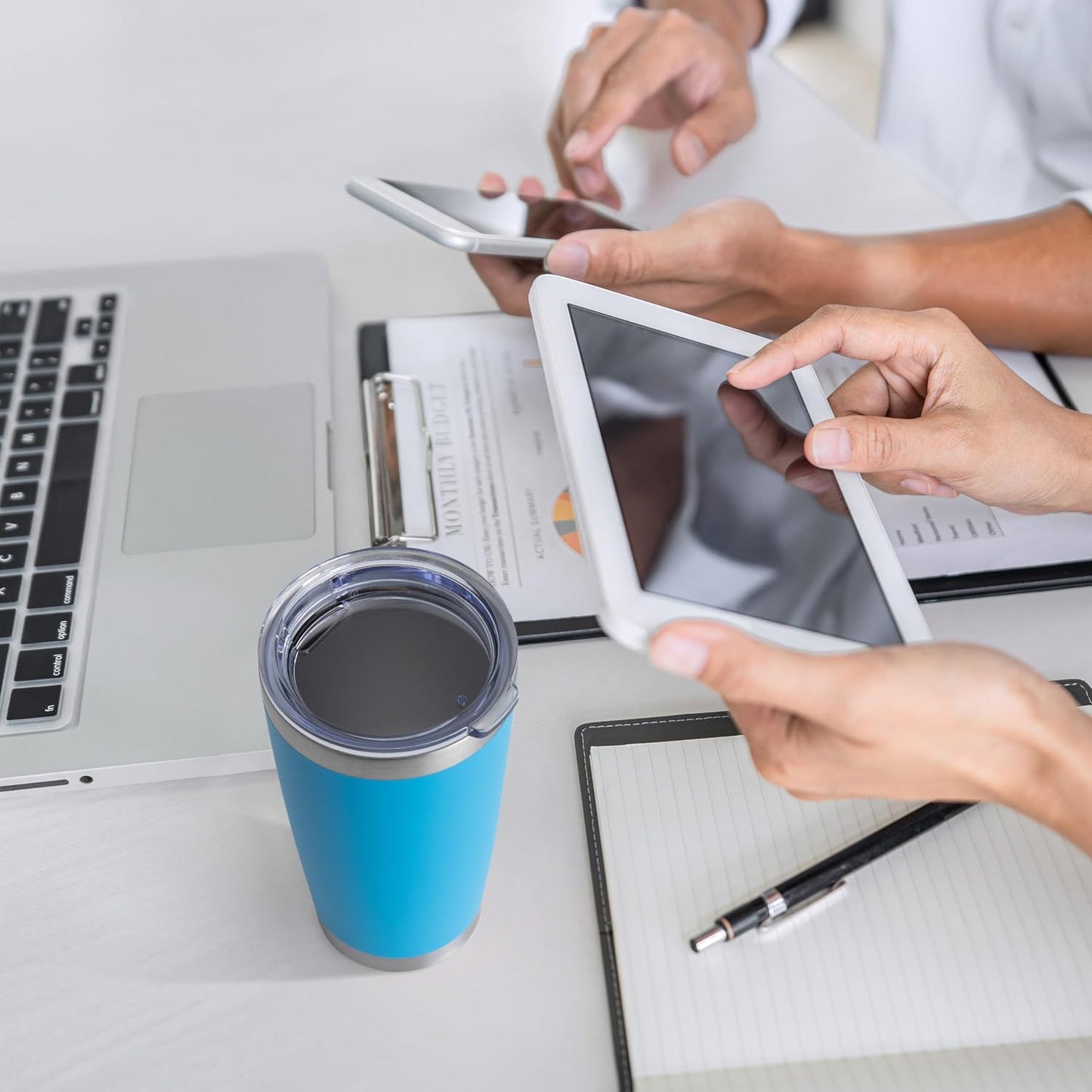 20oz Stainless Steel Tumblers Bulk, Insulated Travel Cup with Lid, Double Wall Vacuum Coffee Mug for Cold & Hot Drinks 1 Pack, Orange
