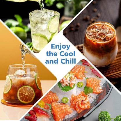 Azyh Ice Cube Trays with Lid, 2 Pack Silicone Ice Cube Trays with Lid-37 Grid, Easy-Release 74 PCS Small Ice Cubes for Iced Coffee Cocktail Whisky Chocolate Soup Food,BPA Free,Durable,Dishwasher Safe