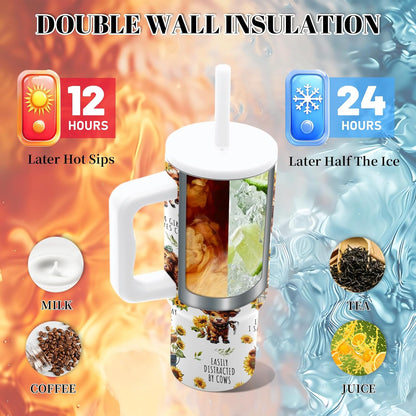 Insulated Cat Tumbler 24oz, Anime Cat Cup Gifts for Women | Funny Japanese Cats Leakproof, Ramen Gamer Cats Water Bottle, Birthday Ideal Gifts for Anime Fans Lovers Gym Office, 1 Pack