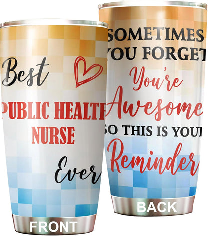 Best Caterer Ever Tumbler Stainless Steel 20oz, Office Gifts Women Men Work Friends Coworker, Driking Coffee Cup For Birthday Christmas - Colors K