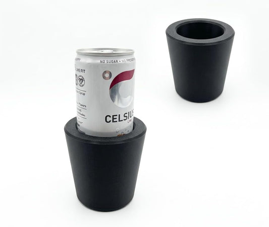 Slim Can Universal Cup Holder Adapter Slim Cup 8.4 oz / 12 oz can Holder Expander Car Cup Holder Fits Red Bull Celsius Energy Drink Michelob White Claw Truly Black - 3D Printed in USA