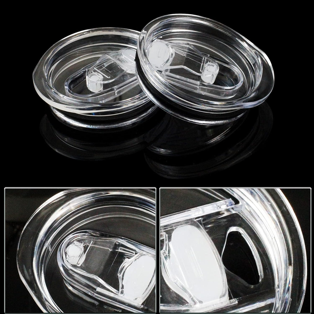 20 oz Skinny Tumbler Replacement Lids for 2.76in Cup Mouth