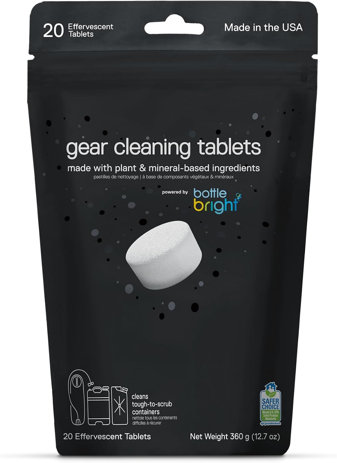 Gear Cleaning Tablets (6 or 20 Count)