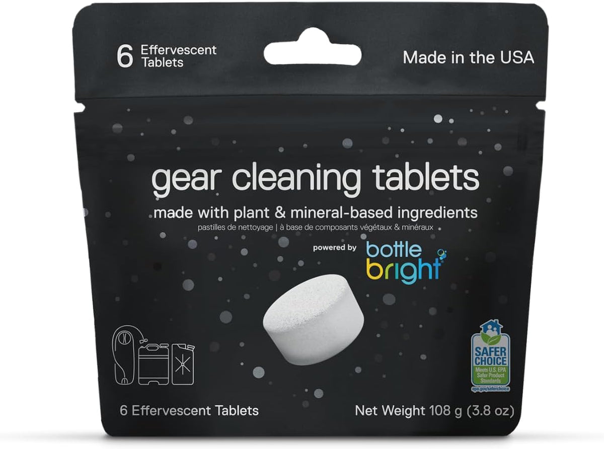 Gear Cleaning Tablets (6 or 20 Count)