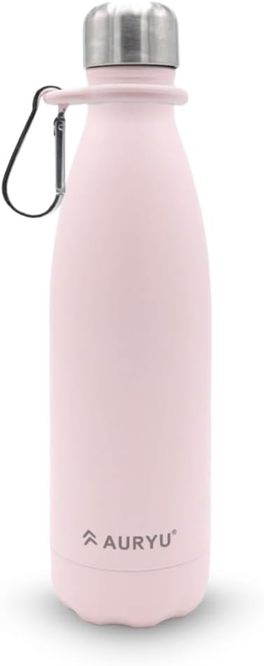 Best in Class Triple-Walled Insulated Stainless Steel Water Bottle, Keeps your Drinks Cold for up to 24 Hours and Hot for up to 12 Hours, Leak Proof, Make a Difference in the World, Black, 17oz