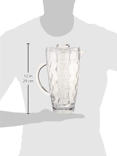 Prodyne Fruit Infusion Flavor Pitcher, Clear, 93 oz.