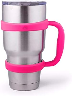 STRATA CUPS 30 oz Tumbler Handle - Available For 30 oz YETI Tumbler, OZARK TRAIL, Rambler Tumbler- BPA free (Black)
