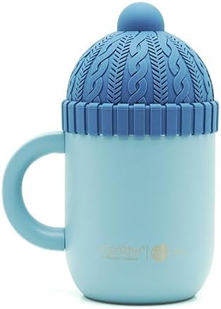 asobu Ultimate Ceramic Travel Mug, 12oz Insulated Stainless Steel Coffee Cup with Handle & Splash-Resistant Lid, Ceramic Lined for Pure Taste, BPA-Free, Double-Wall Vacuum for Hot Drinks