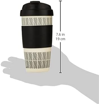Copco 5237160 Reusable, Insulated Double Wall Travel Mugs 16-ounce White/Black , 2 Count ( Pack of 1)