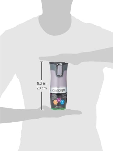 Contigo West Loop Autoseal Travel Mug, Stainless Steel Thermal Mug, Vacuum Flask, Leakproof Tumbler, Coffee Mug with BPA-Free Easy-Clean Lid