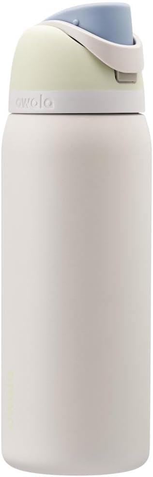Owala FreeSip Insulated Stainless Steel Water Bottle with Straw, BPA-Free Sports Water Bottle, Great for Travel, 32 Oz, Denim